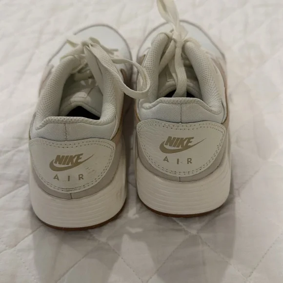 Nike White and Tan Sneakers - Picture 3 of 4